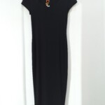 Vivo Basic Cap Sleeved Leila Dress (Black)