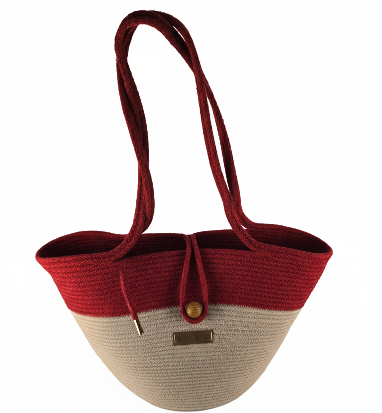 Two Tone Ekee (Beige & Red)