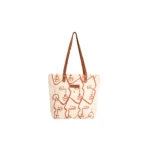 Loomstate Canvas Dark Tan Issho Print Dorothy Tote