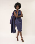 Olivia Pope Dress Blue - Image 4