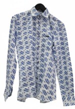 Ian LS Tunic - Blue and White