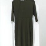 Vivo Tande Front Drape Dress (Hunters/green)