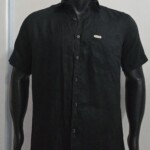 Taabi Linen Black Shirt