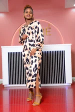 Eyane Leopard Luxe Dress - Image 2