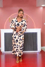 Eyane Leopard Luxe Dress - Image 3