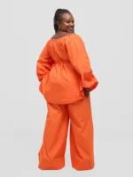 Eyane Mali Two Piece Set - Orange - Image 2