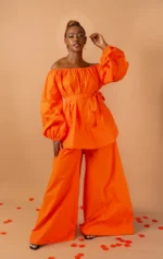 Eyane Mali Two Piece Set - Orange