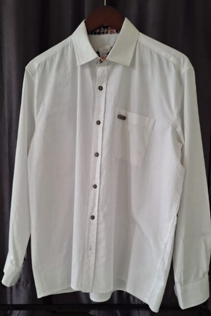 WOODIN COTTON WHITE SHIRT