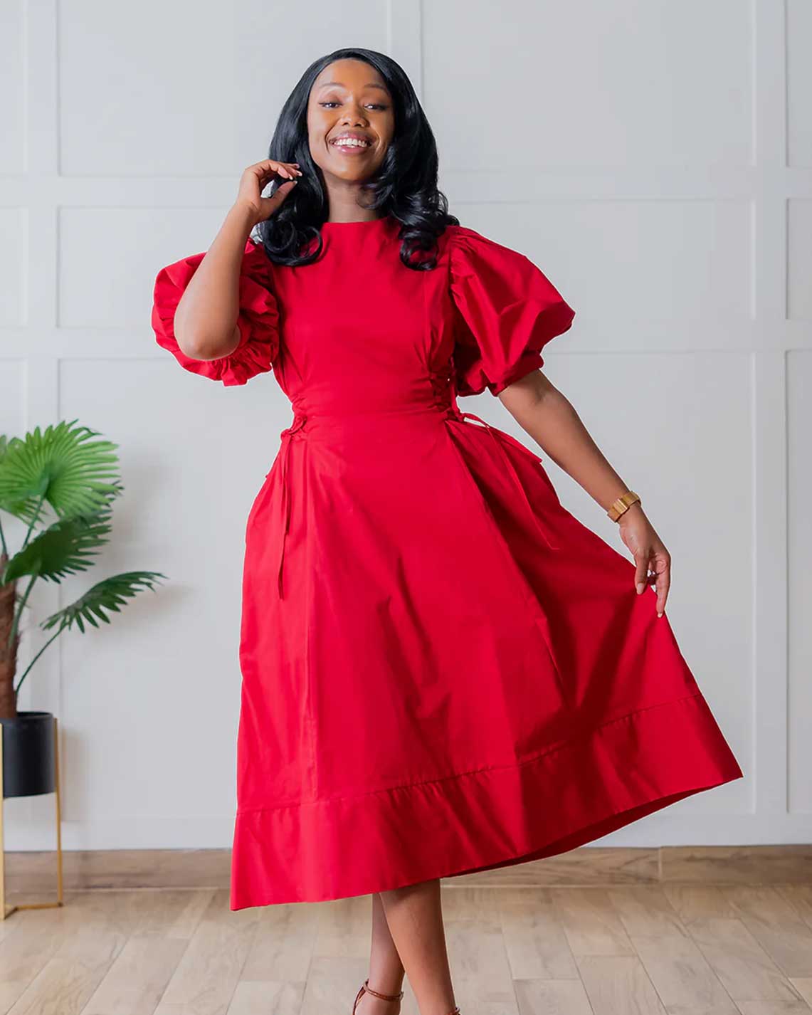 Double-O-Midi-Dress1.jpg IKOJN Double O Midi Dress - Image 1