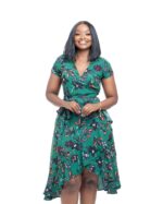 IKOJN Main Squeeze Midi Wrap Dress