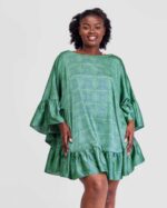 VIVO MALINDI TUNIC DRESS WITH FRILLS