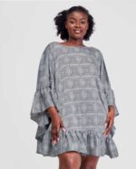 VIVO MALINDI TUNIC DRESS WITH FRILLS - Image 3